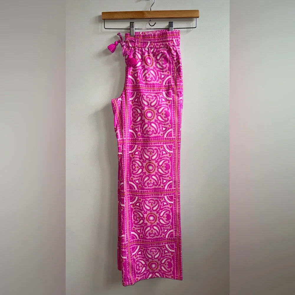 Vineyard Vines Pink and Orange Patterned Pants - Picture 3 of 4